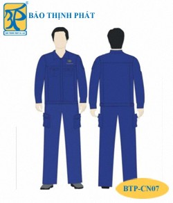 Quần áo công nhân túi hộp BTP - CN07